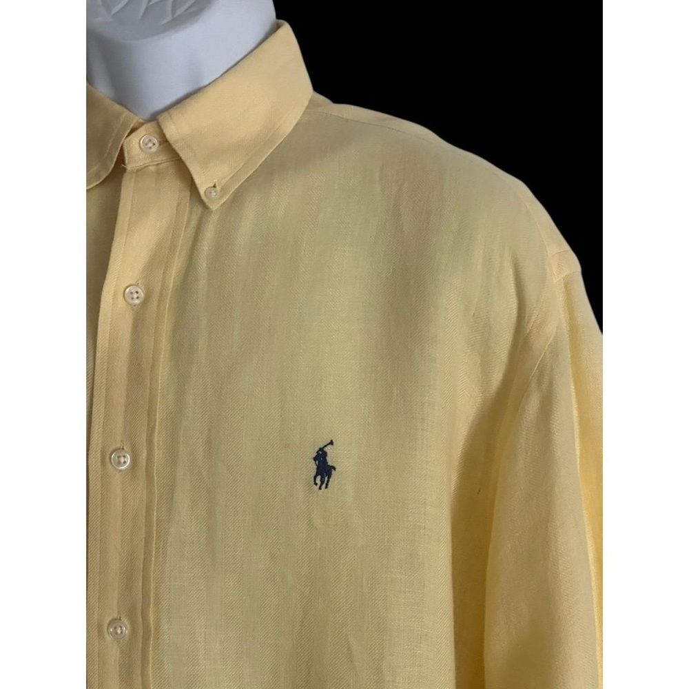 Polo by Ralph Lauren Yellow Casual Button Down Shirt